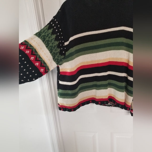 Christmas Ugly Sweater Cardigan Sz 22/24 - Picture 8 of 16